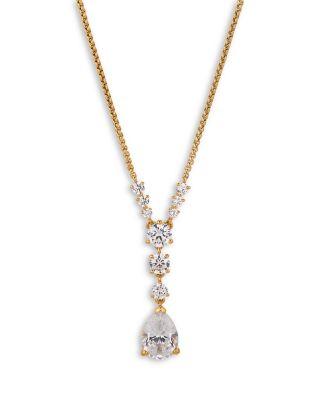 Halle Cubic Zirconia Lariat Necklace by NADRI