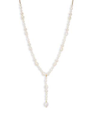 London Multi Pearl Y Necklace by NADRI