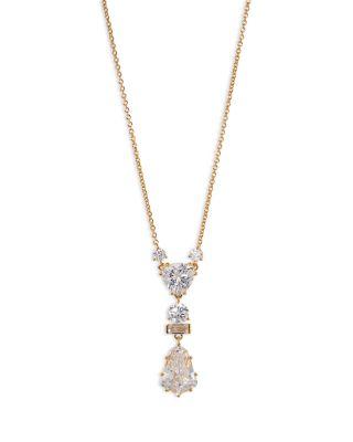 Luxor Kite Cubic Zirconia Drop Necklace by NADRI