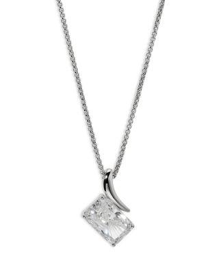 Phenom Emerald-Cut Cubic Zirconia Pendant Necklace by NADRI