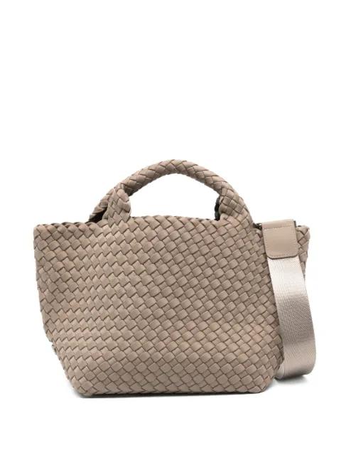 St Barths small woven cross body bag by NAGHEDI
