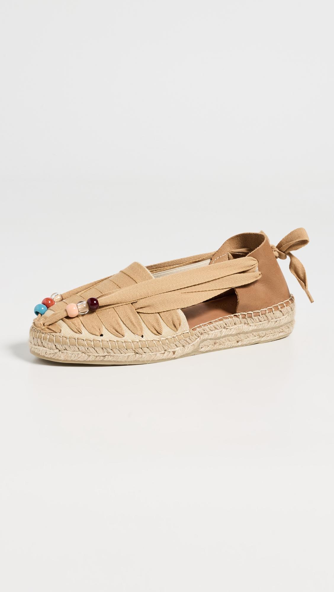 Soc Beaded Espadrilles by NAGUISA
