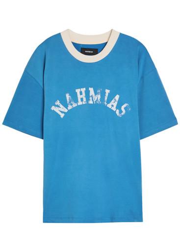 Arch Ringer logo cotton T-shirt by NAHMIAS