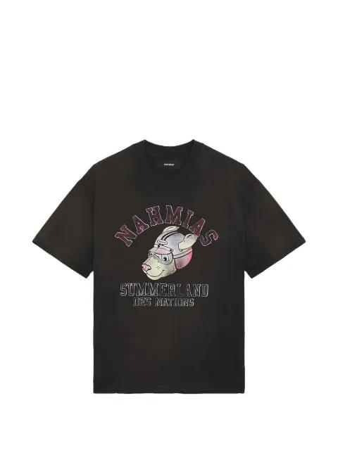 Des Nations boxy T-shirt by NAHMIAS