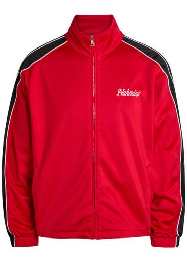 Logo-embroidered jersey track jacket by NAHMIAS