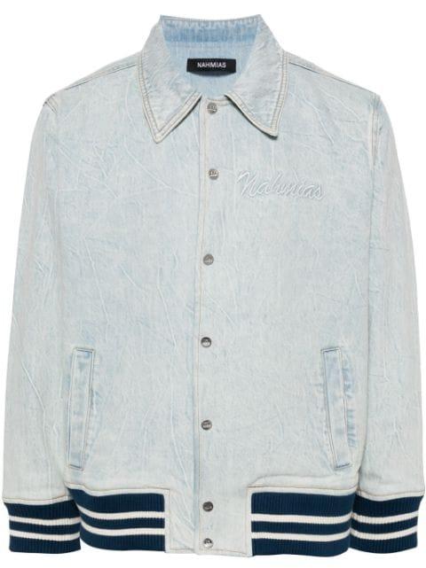 Miracle Academy denim bomber jacket by NAHMIAS