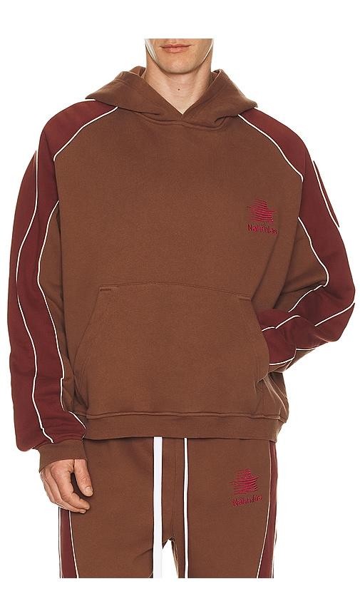 Nahmias Ollie Hoodie in Burgundy by NAHMIAS