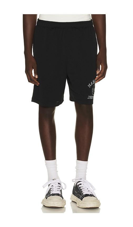 Nahmias Varsity Baggy P.E. Short in Black by NAHMIAS