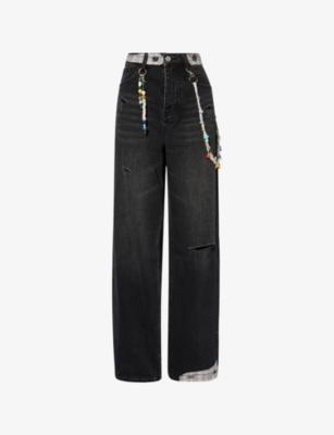 RainbowBaggy-Fit Denim Jeans by NAHMIAS