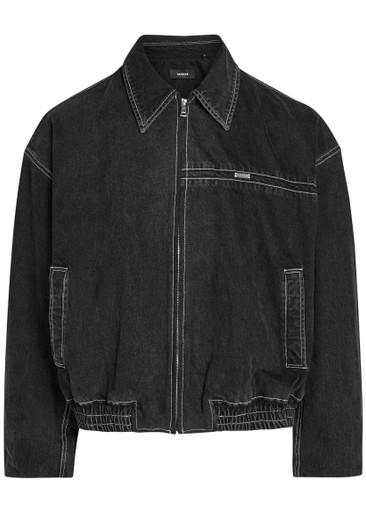 Shadowstitch denim bomber jacket by NAHMIAS