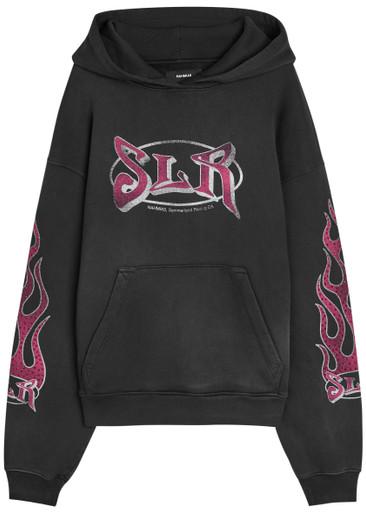 Summerland Racing hoodied cotton sweatshirt by NAHMIAS
