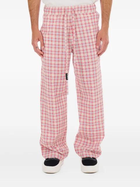 Summerland plaid-pattern trousers by NAHMIAS