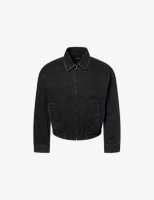 Washed Long-Sleeve Cotton Jacket by NAHMIAS