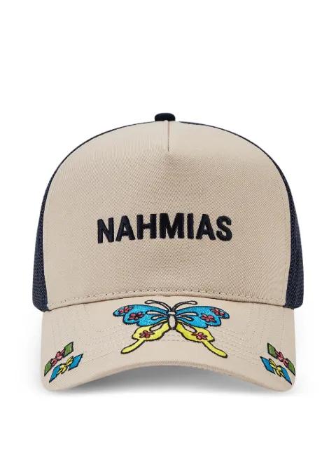 butterfly-detail baseball cap by NAHMIAS