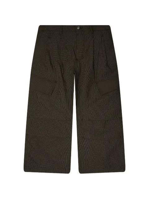checkered cargo pants by NAHMIAS