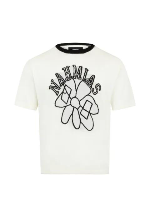 flower-motif T-shirt by NAHMIAS