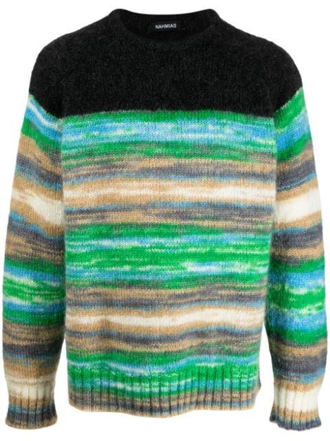 intarsia-knit sweatshirt by NAHMIAS
