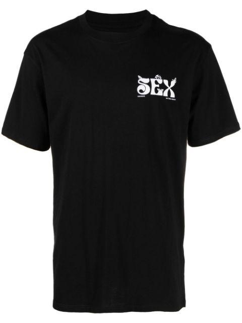 slogan-print T-shirt by NAHMIAS