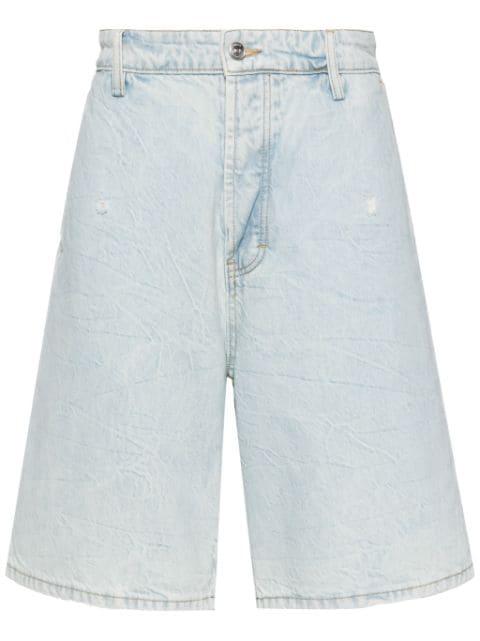 stonewash denim shorts by NAHMIAS