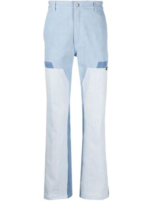 straight-leg panelled jeans by NAHMIAS