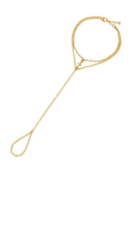 NAiiA x REVOLVE Double Hand Chain in Metallic Gold by NAIIA