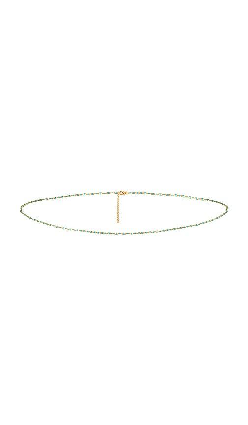 NAiiA x REVOLVE Turquoise Link Belly Chain in Blue by NAIIA