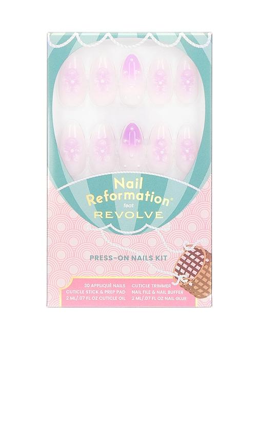 Nail Reformation x REVOLVE Dewy Lilac Press On Nails in Purple by NAIL REFORMATION