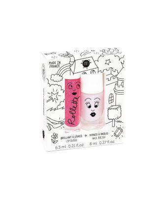 Nail Polish & Lip Gloss Duo Set Fairytales 3-10 - Ages 5-7 by NAILMATIC