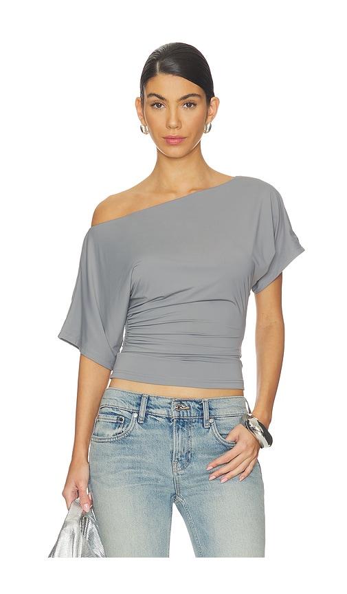 Nakedvice The Bel Air Top in Grey by NAKEDVICE