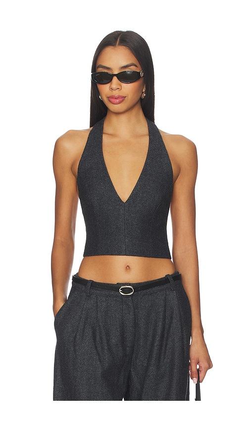 Nakedvice The Boston Top in Grey by NAKEDVICE