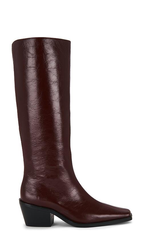 Nakedvice The Eli Boot in Burgundy by NAKEDVICE
