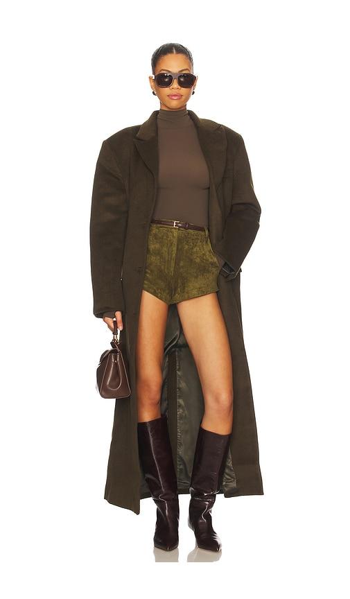 Nakedvice The Isla Coat in Olive by NAKEDVICE