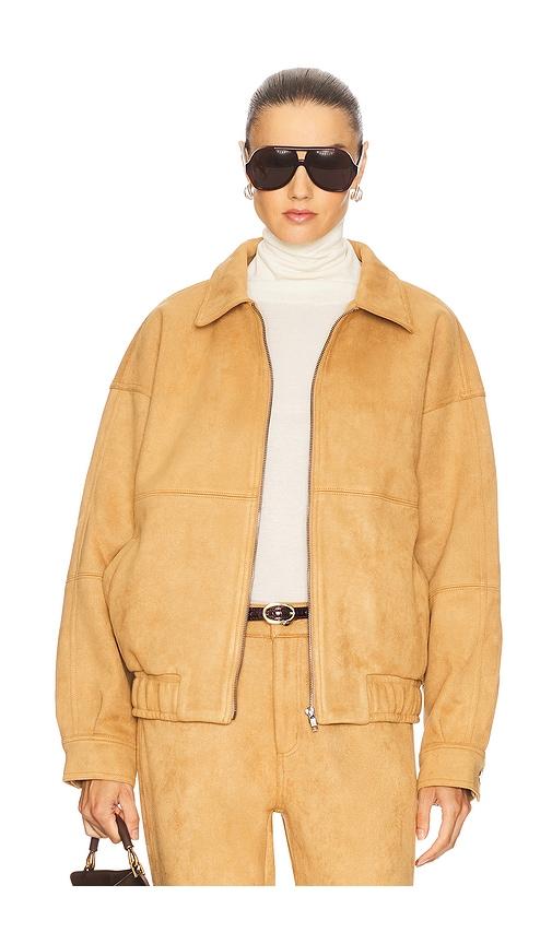 Nakedvice The Jude Bomber Jacket in Tan by NAKEDVICE