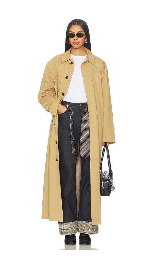 Nakedvice The Montague Trench Coat in Tan by NAKEDVICE