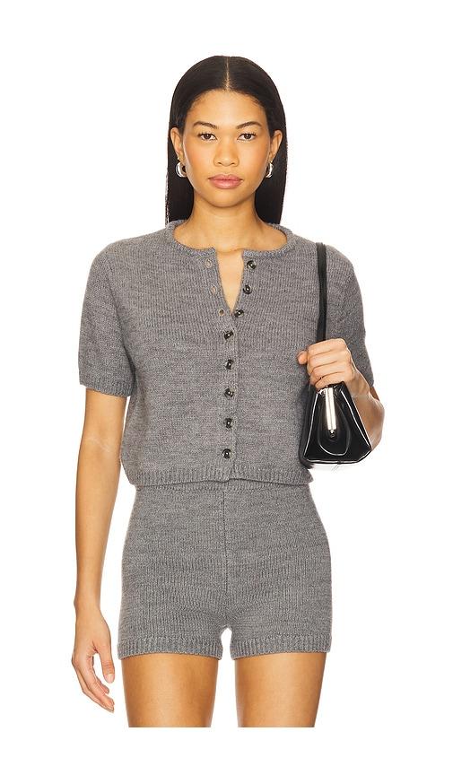 Nakedvice The Pearson Cardigan in Grey by NAKEDVICE
