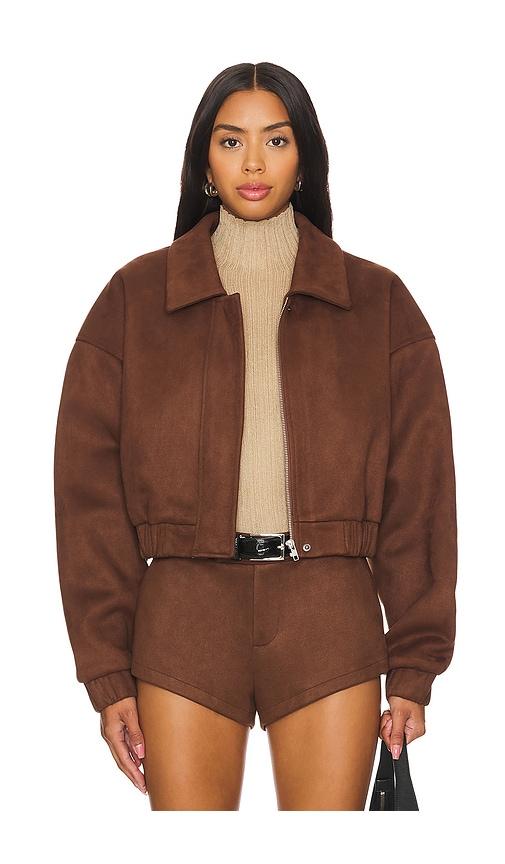 Nakedvice The Selene Jacket in Chocolate by NAKEDVICE