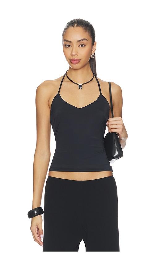 Nakedvice The Stevie Halter Top in Black by NAKEDVICE