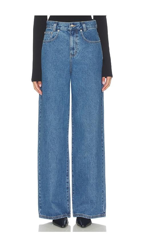 Nakedvice The Turner Wide Leg Jean in Blue by NAKEDVICE