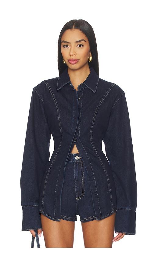 Nakedvice The Watson Shirt in Blue by NAKEDVICE
