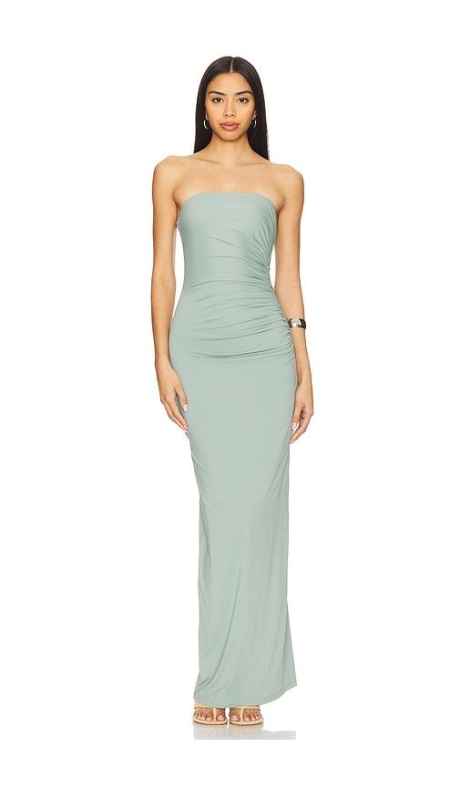 Nakedvice x REVOLVE The Evelyn Dress in Sage by NAKEDVICE