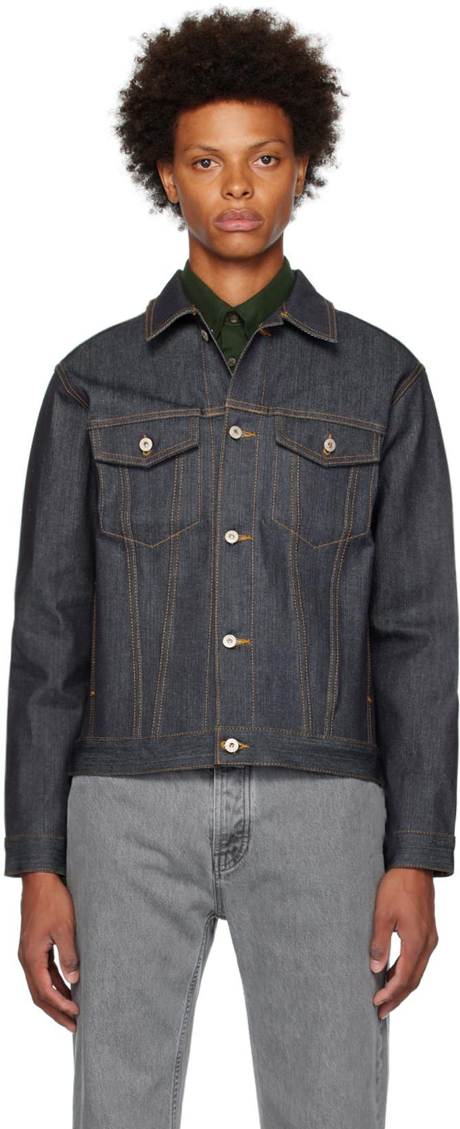 Indigo Stealth Pocket Denim Jacket by NAKED&FAMOUS DENIM