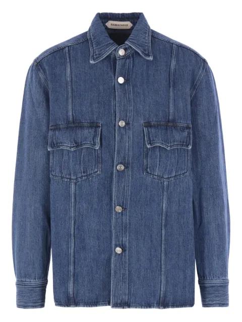 Han long-sleeve denim shirt by NAMACHEKO