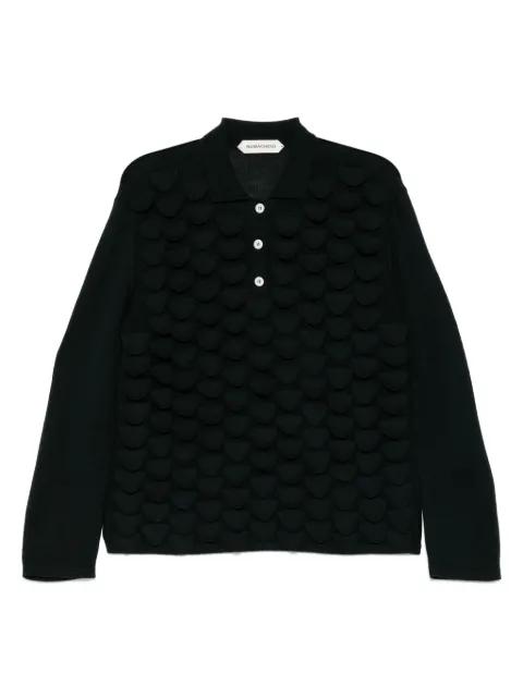 bird feather polo shirt by NAMACHEKO