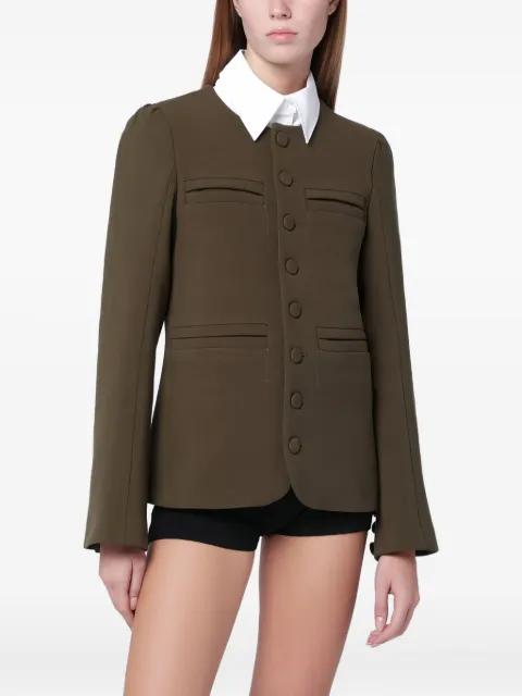 button single-breasted jacket by NAMACHEKO