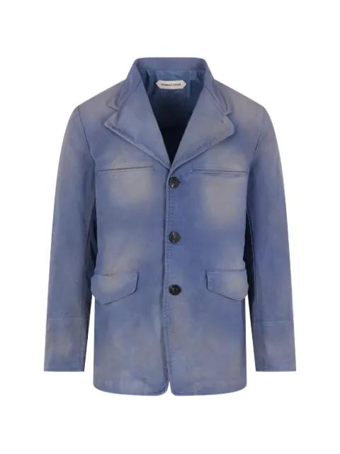 faded-effect single-breasted blazer by NAMACHEKO