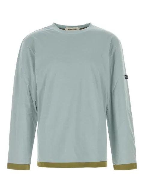 long-sleeved cotton T-shirt by NAMACHEKO