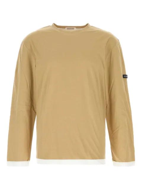 long-sleeved cotton T-shirt by NAMACHEKO