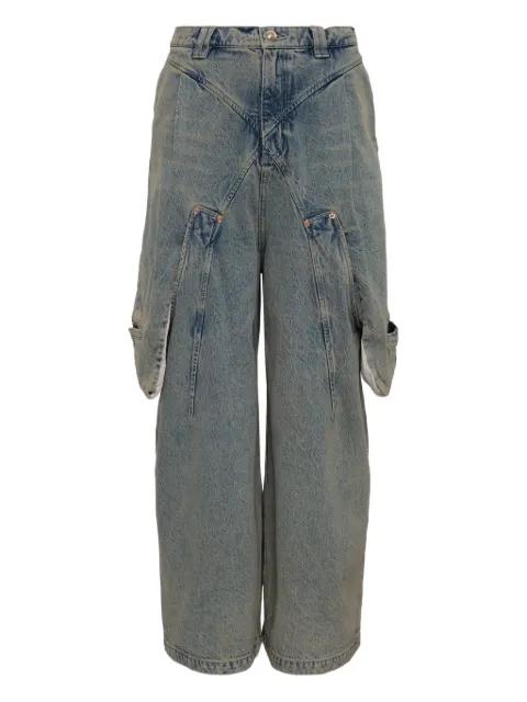 pocket panelled jeans by NAMESAKE