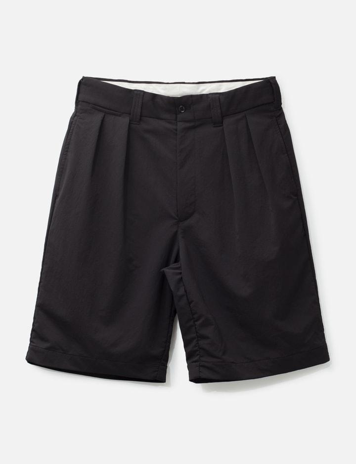 ALPHADRY Double Pleat Shorts by NANAMICA