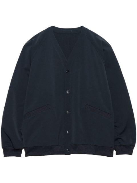 knit cardigan by NANAMICA